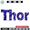 Thor embroidery design, Embroidery design, Sale design, Embroidered shirt, Logo Embroidered, digital download.jpg