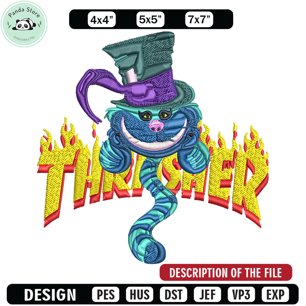 Thrasher cartoon logo Embroidery design, Thrasher cartoon Embroidery, logo design, Embroidery File, Instant download.jpg