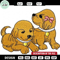 Two Puppies embroidery design, Embroidery design, Sale design, Embroidered shirt, Animal Embroidered, digital download.jpg