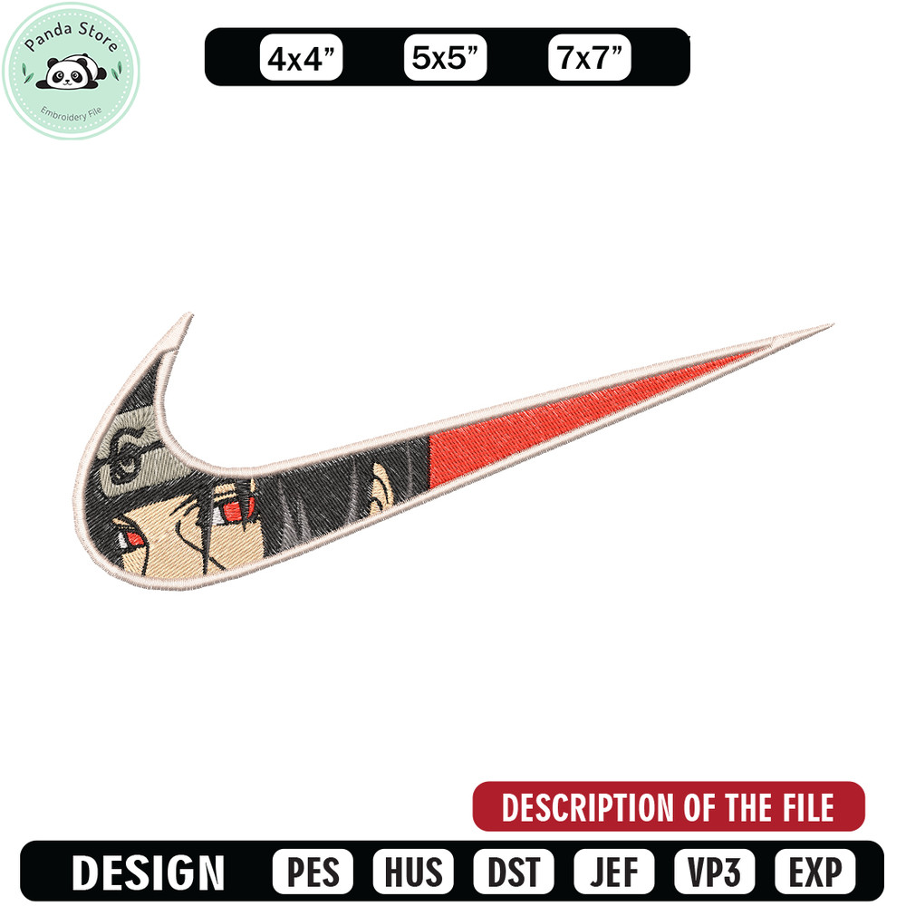 Uchiha Itachi Nike embroidery design, Naruto embroidery, nike design, anime design, anime shirt, Digital download.jpg