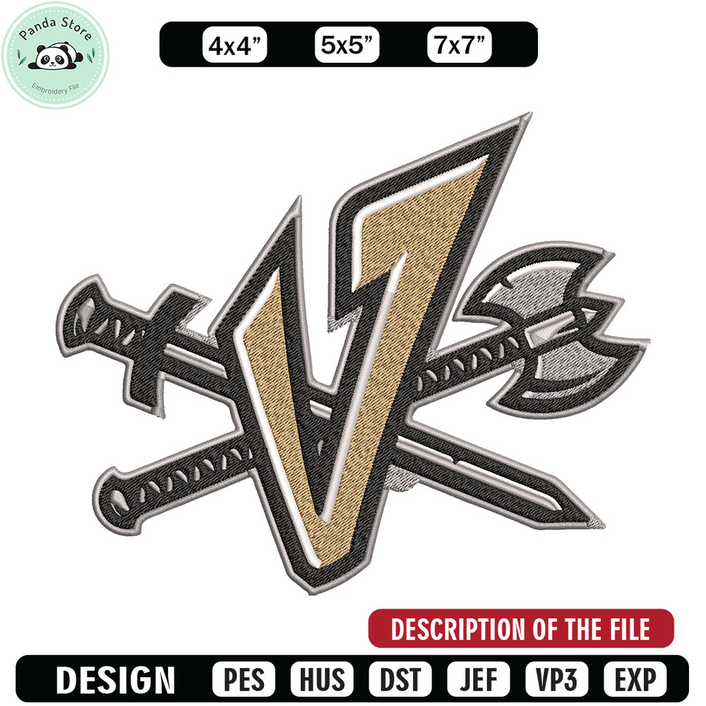 University of Idaho embroidery design, College embroidery,Sport embroidery, logo sport embroidery, Embroidery design.jpg