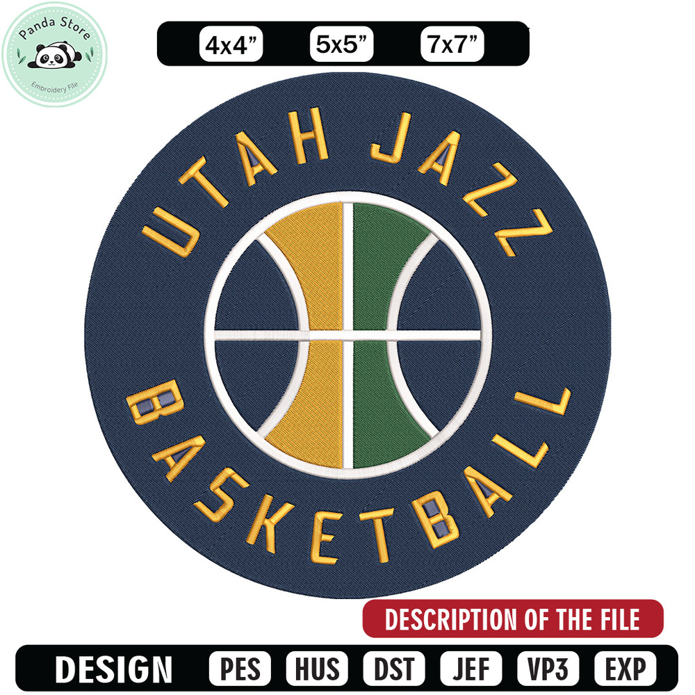 Utah Jazz logo embroidery design, NBA embroidery, Sport embroidery, Embroidery design,Logo sport embroidery 1.jpg
