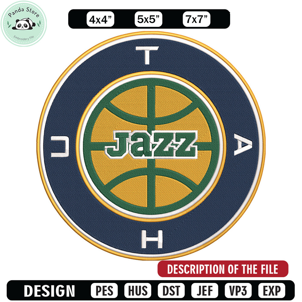 Utah Jazz logo embroidery design, NBA embroidery, Sport embroidery,Embroidery design,Logo sport embroidery 1.jpg