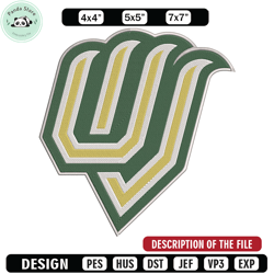 utah valley wolverines logo embroidery design, ncaa embroidery,sport embroidery,logo sport embroidery,embroidery design