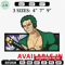 Zoro sword embroidery design, Anime design, Embroidered shirt, Anime shirt, Anime Embroidery, digital download.jpg