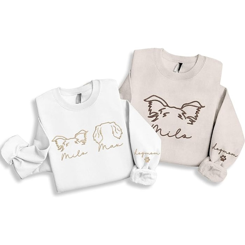 Embroidered Dog Mom Sweatshirts, Custom Dog Ears Shirts, Dog Sweatshirts For Women, Dog Lover Gifts, Dog Mom Shirts, Gifts For Dog Owners.jpg