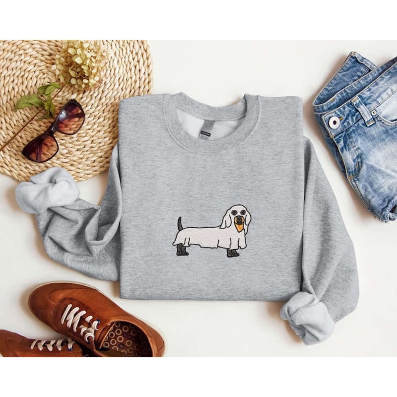 Ghost Dog Embroidered Sweatshirt 2D Crewneck Sweatshirt For Men And Women.jpg