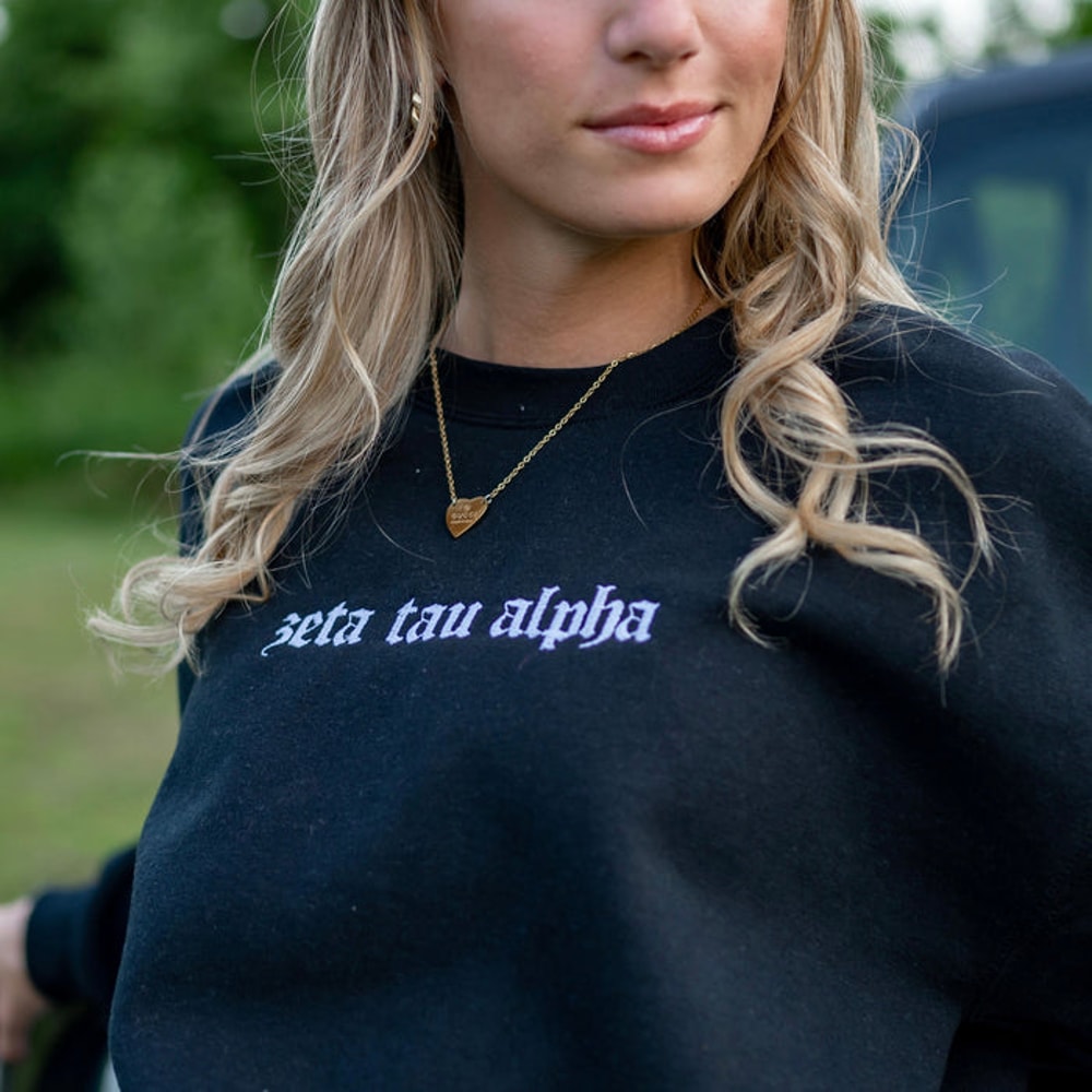 Old English Embroidered Crew Neck Sweatshirt.jpg