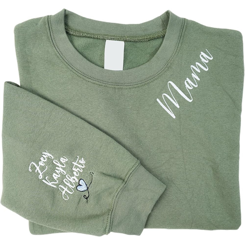 Pofily Custom Mama Embroidered Sweatshirt With Kids Names Sleeve-New Mom Gift Personalized, Sweatshirt For Mama Mom.jpg