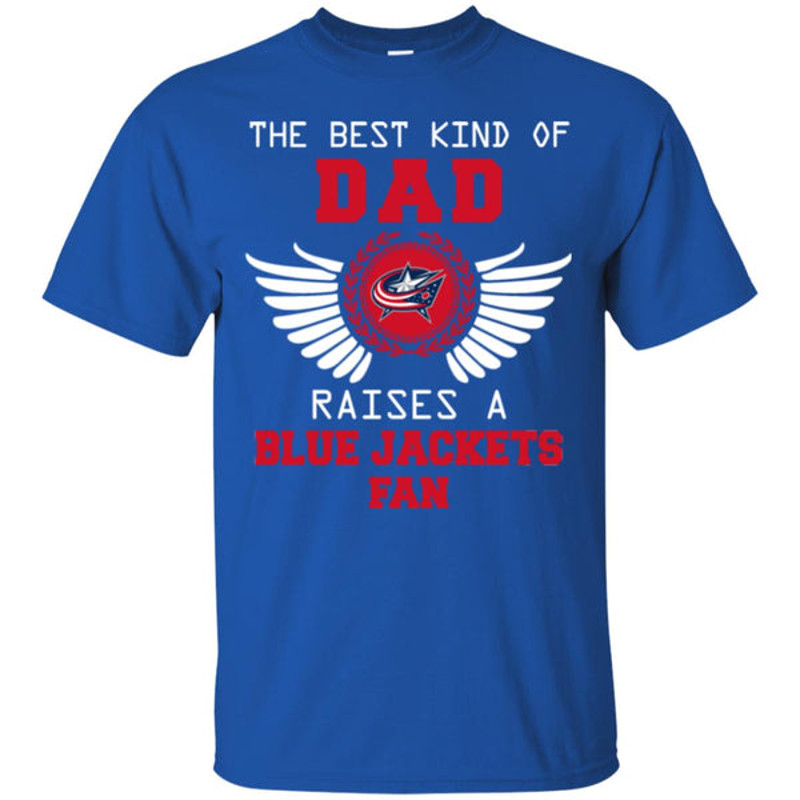 The Best Kind Of Dad Columbus Blue Jackets T Shirts.jpg
