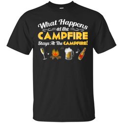 what happens at the campfire t shirts, sport t-shirt, valentine gift