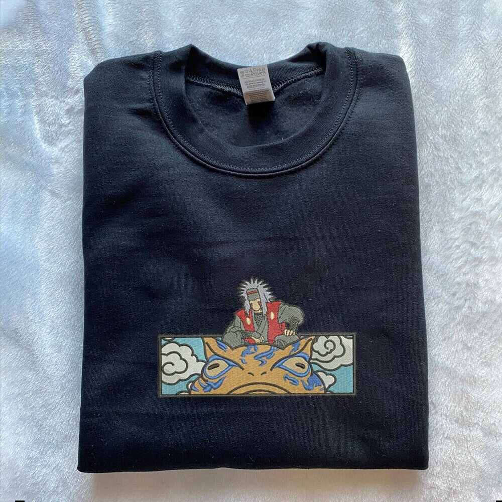 Anime Naruto Jirai Embroidered Shirt, Naruto Embroidery T-Shirt, Naruto Embroidered Sweatshirt, Naruto Embroidered Polo Shirt 4.jpg