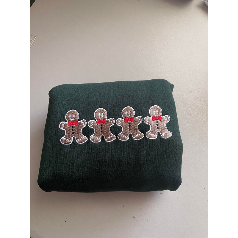 Christmas Ginger Bread Embroidered Sweatshirt Inspired Crewneck Sweatshirt Christmas Xmas.jpg