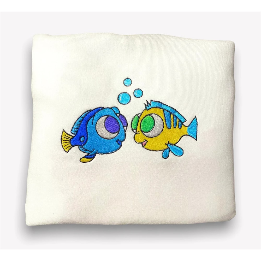 Dory And Flounder Disney Embroidered Shirt, Valentine Embroidery T-Shirt, Valentine Embroidered Sweatshirt, Valentine Embroidered Polo Shirt.jpg