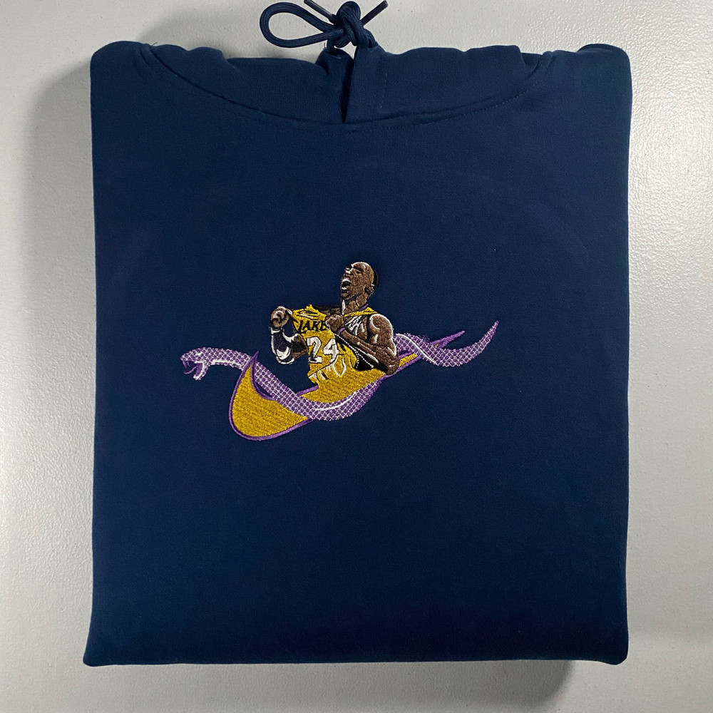 Kobe Bryant 24 LA Lakers NBA NIKE Embroidered Sweatshirt, Los Angeles Lakers Embroider Sweatshirt, Basketball Hoodie Embroidery.jpg