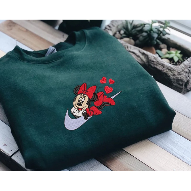 Minnine Mouse Valentine's Day Embroidered Shirt, Valentine Embroidery T-Shirt, Valentine Embroidered Sweatshirt, Valentine Embroidered Polo Shirt.jpg