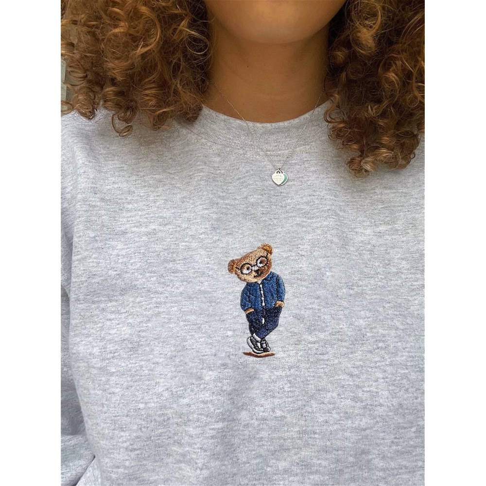 Nike Bear Cute Embroidered Sweatshirt, Nike Embroidered T-shirt, Nike Embroidery Polo Shirt.jpg