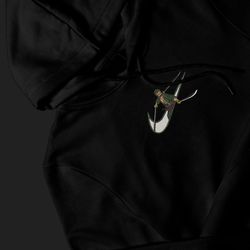 one piece zoro daddy roronoa nike embroidered sweatshirt, one piece anime embroider sweatshirt