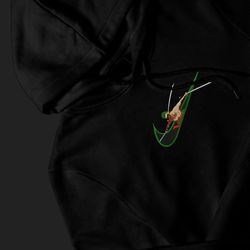 one piece zoro x rage nike embroidered sweatshirt, one piece anime embroider sweatshirt
