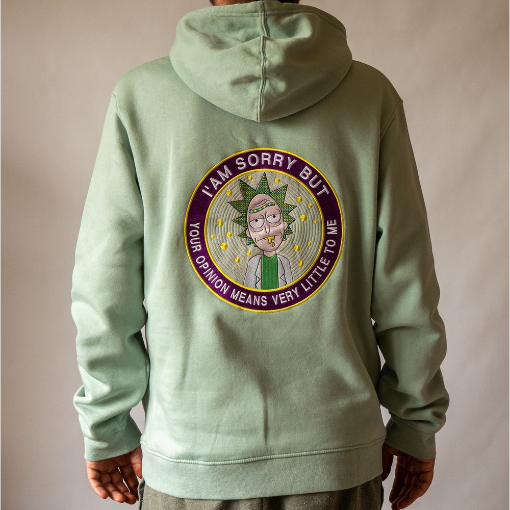 Rick Sanchez Embroidered Sweatshirt, Rick And Morty Embroidered T-shirt, Rick And Morty Embroidery Polo Shirt.jpg