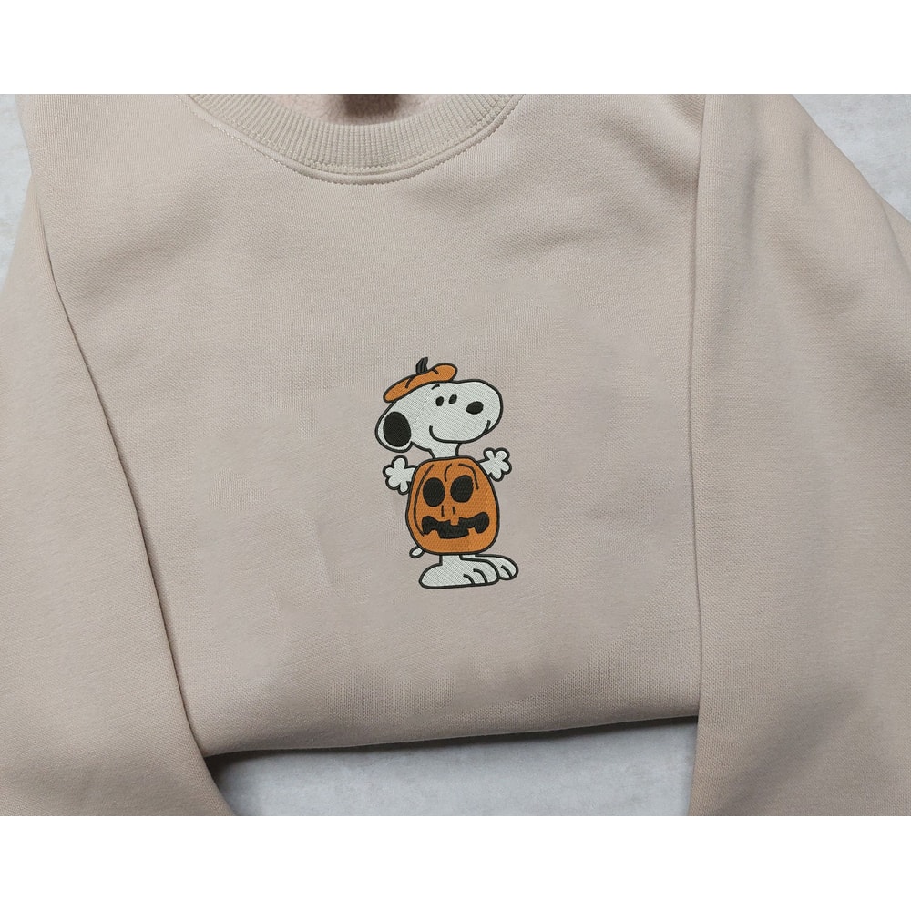 Snoopy Pumpkin Halloween Embroidered Shirt, Snoopy Embroidery T-Shirt, Snoopy Embroidered Sweatshirt, Snoopy Embroidered Polo Shirt.jpg