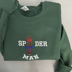 spiderman no way home embroidered shirt, spider man embroidery t-shirt