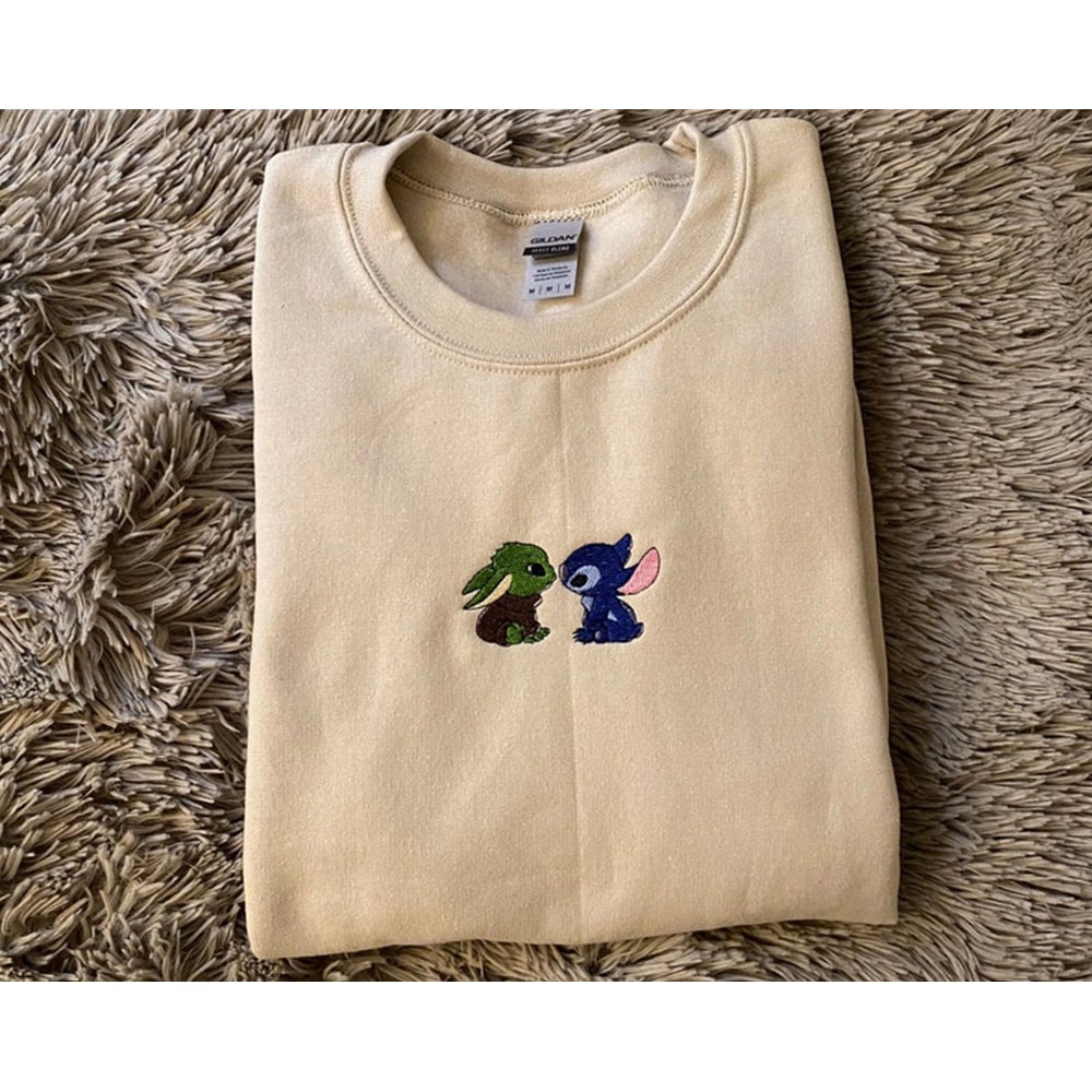 Stitch And Yoda Valentine's Day Embroidered Shirt, Valentine Embroidery T-Shirt, Valentine Embroidered Sweatshirt, Valentine Embroidered Polo Shirt.jpg