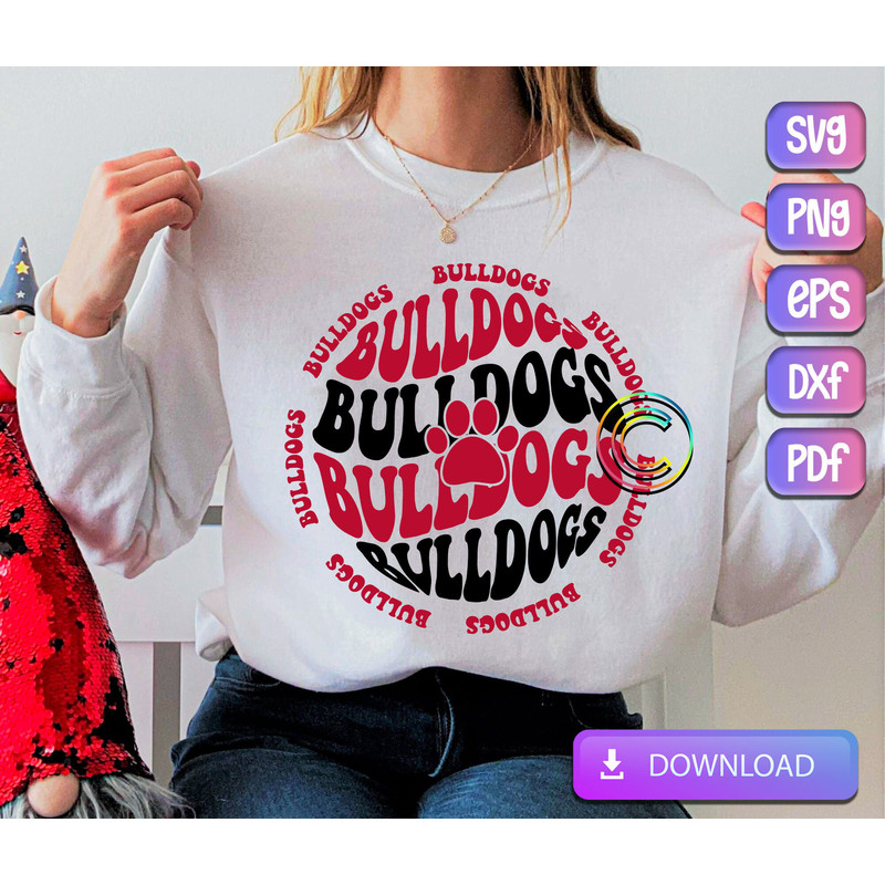 Stacked Bulldogs Paw SVG, Bulldogs Mascot svg, Bulldogs svg, Bulldogs Paw svg, Stacked Bulldogs svg, Bulldogs School Team svg, Bulldogs png.jpg