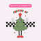 Festive AF PNG, Retro Groovy Christmas PNG, Retro Christmas Tree Sublimation Graphic.jpg