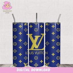 louis vuitton famous brand monogram tumbler wrap png