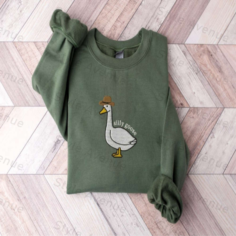 Cowboy Hat Embroidered Sweatshirt 2D Crewneck Sweatshirt Best Gift For Family.jpg