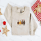 Embroidered Christmas Chickens Sweatshirt, Chicken Farm Sweater For Family.jpg