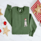 Embroidered Christmas Dog Sweatshirt Embroidered Pitbull Dog Christmas Sweater For Christmas.jpg
