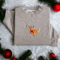Embroidered Christmas Dog Sweatshirt, Beagle Reindeer Santa Dog Sweater For Family.jpg