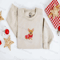 Embroidered Christmas Dog Sweatshirt, Corgi Dog Christmas Sweatshirt For Family.jpg