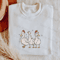 Embroidered Christmas Ducks Sweatshirt, Duck Christmas Sweatshirt For Women.jpg