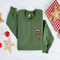Embroidered Christmas German Shepherd Dog Sweatshirt Gift For Dog Lover.jpg