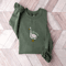 Embroidered Silly Goose Sweatshirt, Embroidered Goose Crewneck Sweatshirt For Family.jpg