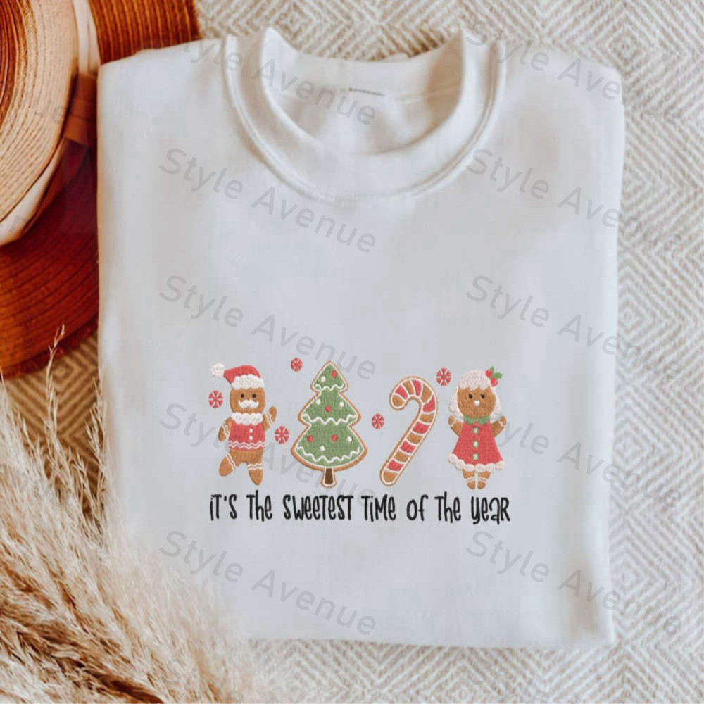 Gingerbread Cookies Sweatshirt, Gingerbread Lover Gift, Christmas Sweater.jpg