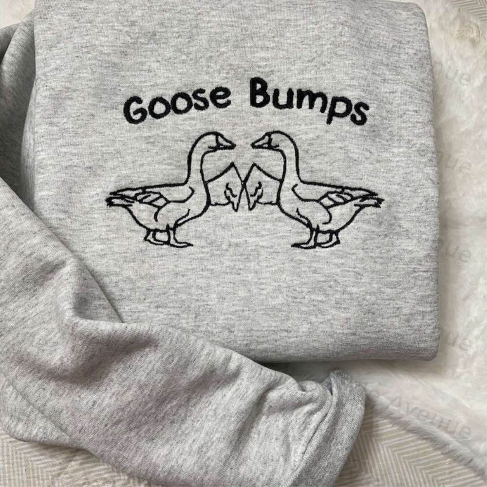 Goose Bumps Embroidered Sweatshirt 2D Crewneck Sweatshirt For Men Women.jpg