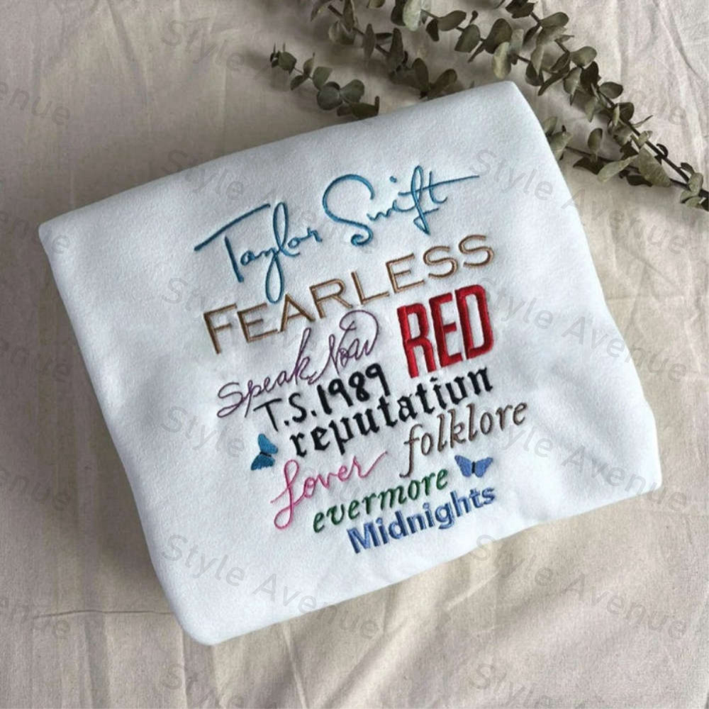 The Eras Tour Taylor Embroidered Sweatshirt 2D Crewneck Sweatshirt Gift For Fan.jpg