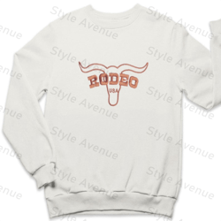 vintage pullover embroidered sweatshirt 2d crewneck sweatshirt for men and women