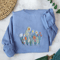 Wildflowers Embroidered Sweatshirt 2D Crewneck Sweatshirt Gift For Family.jpg