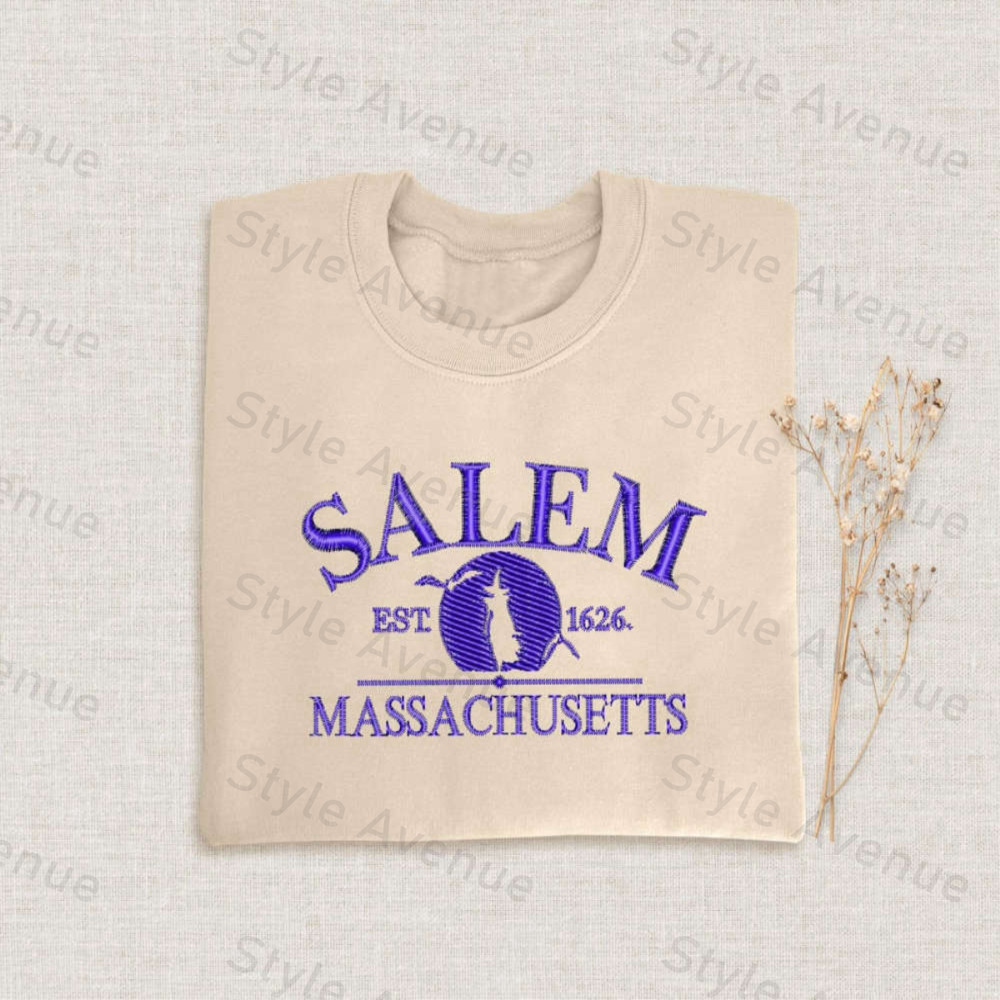 Witch Embroidered Sweatshirt 2D Crewneck Sweatshirt For Men And Women.jpg