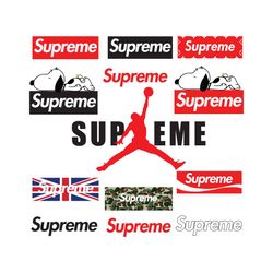 Supreme Logo Bundle Svg