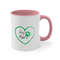 Green Heart & Paw Dog Mom - Accent Coffee Mug, 11oz.jpg