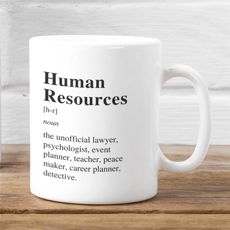 Human Resources Definition Coffee Mug, Human Resources Gifts, Office Humor Mug, HR Office Decor, Coworker Gift, Gift for.jpg