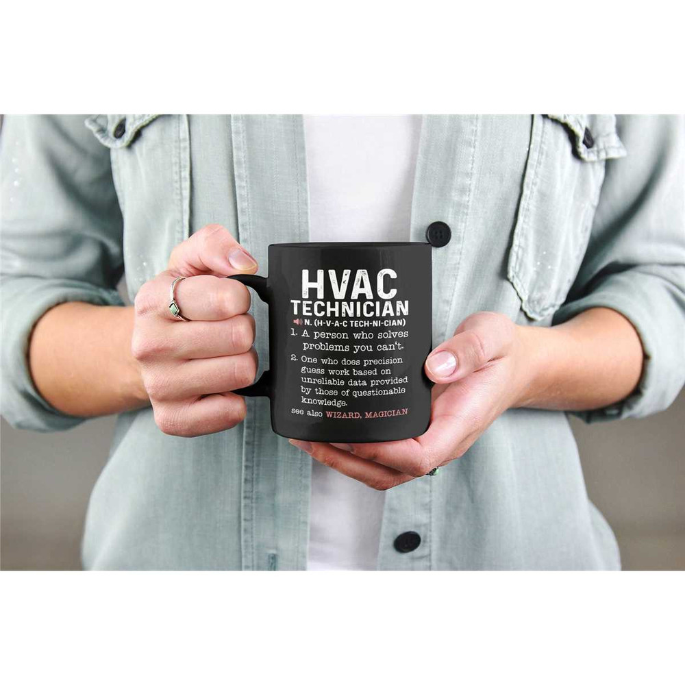 HVAC Technician Gifts, HVAC Tech Mug, HVAC Technician Definition, Funny Coffee Cup for Dad, Birthday Present, New Hvac R.jpg