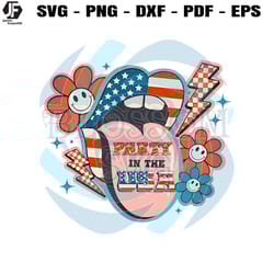 4th of july retro party in the usa svg cutting digital file