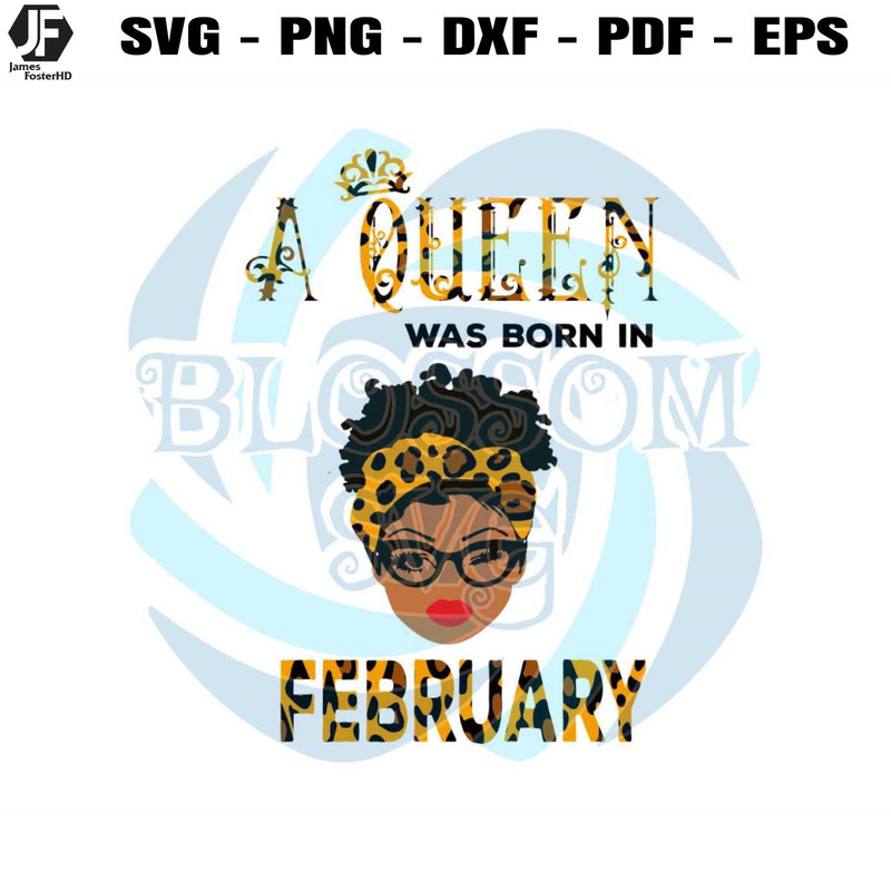 A Queen Was Born In Feb Svg Birthday Svg Cricut File.jpg